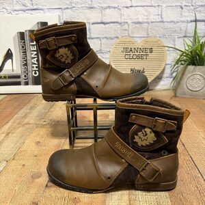 Otto's Leather Motorcycle Biker Boots